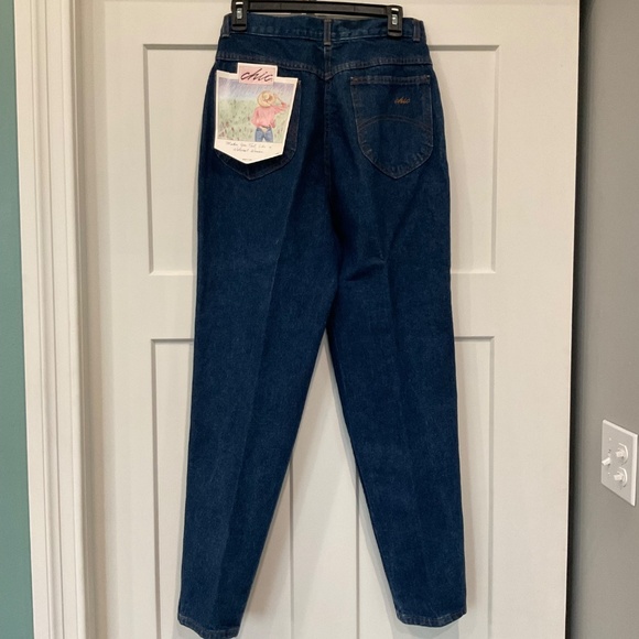 VINTAGE Chic High Rise Tapered Leg Mom Jeans NWT - Picture 3 of 12